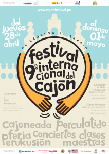Cartel Festival Internacional Cajon
